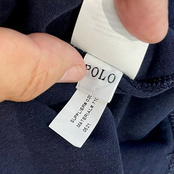 Polo by Ralph Lauren Navy 1/2 Zip Pullover Sweater. Size XXL. - Picture 6 of 8